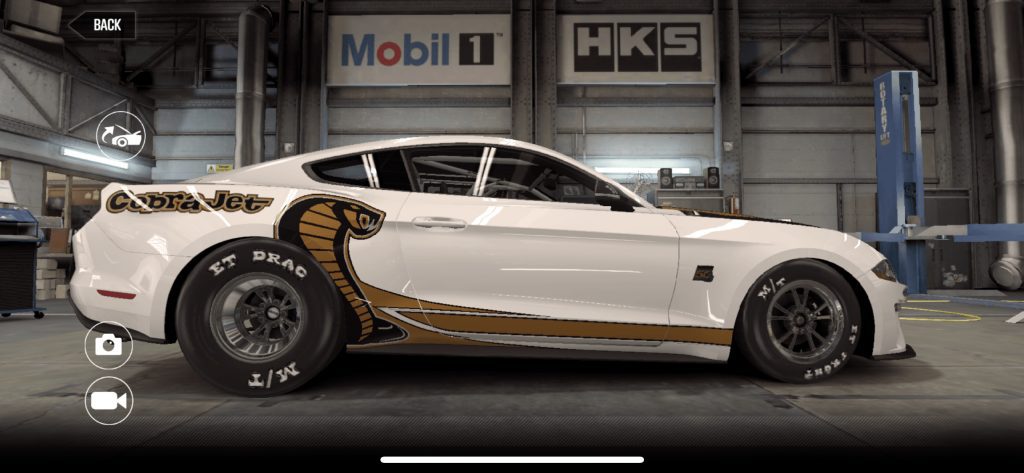 Ford Mustang Cobra Jet CSR2, tune and shift pattern