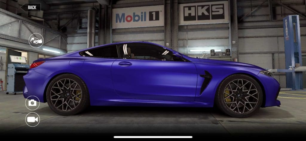 BMW M8 Coupe CSR2