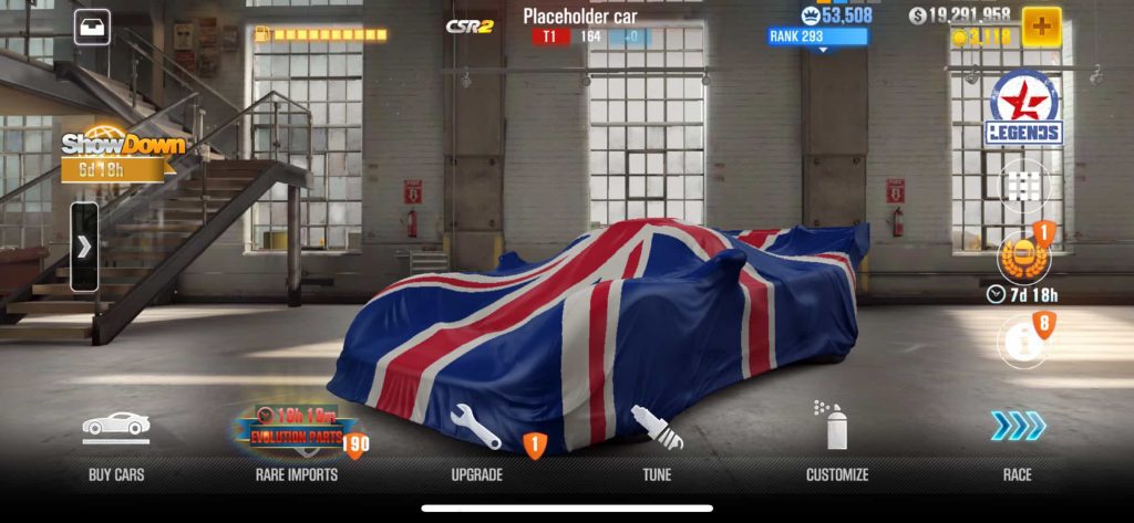Aston Martin Supercar Science CSR2, all cars with tune and shift pattern
