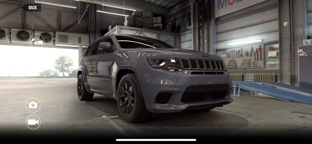 Jeep Grand Cherokee Trackhawk CSR2, tune and shift pattern