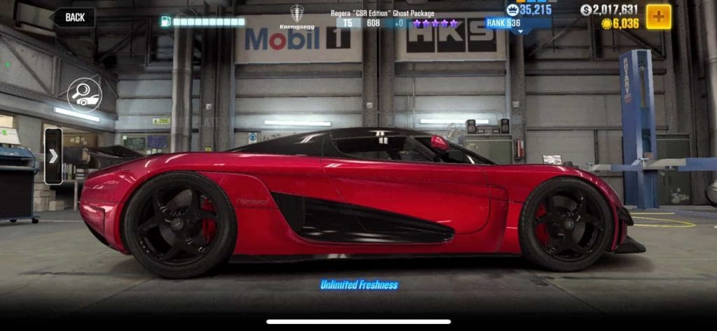 Koenigsegg Regera "CSR Edition" CSR2, best tune and shift pattern 7 Koenigsegg Regera CSR2