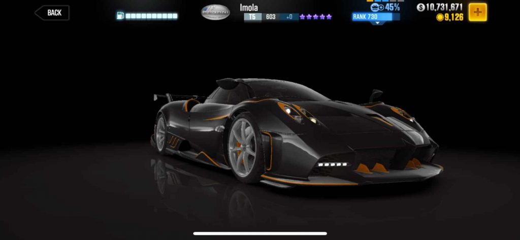 Pagani Supercar Science CSR2, all cars with tune and shift pattern