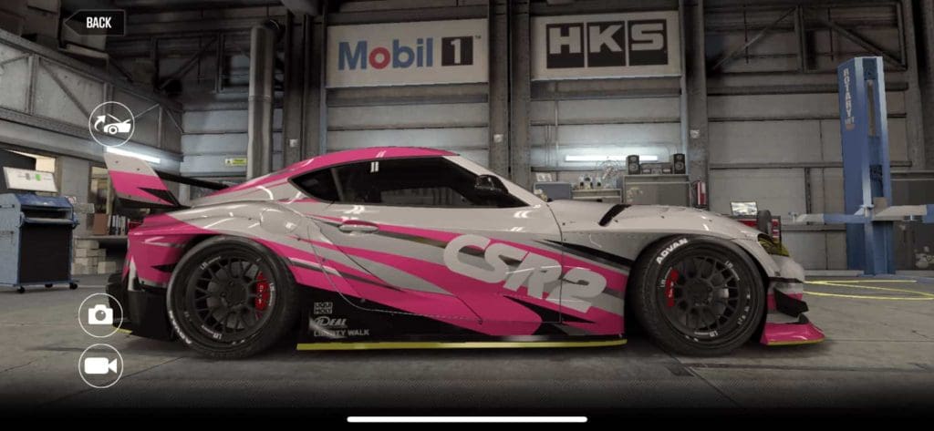 LB-Works Silhouette Toyota GR Supra CSR2, best tune and shift pattern 4 LB-Works Silhouette Toyota GR Supra CSR2