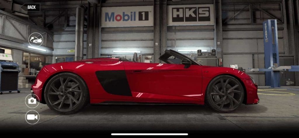 Audi R8 Spyder V10 CSR2, best tune and shift pattern 4 Audi R8 Spyder V10 CSR2