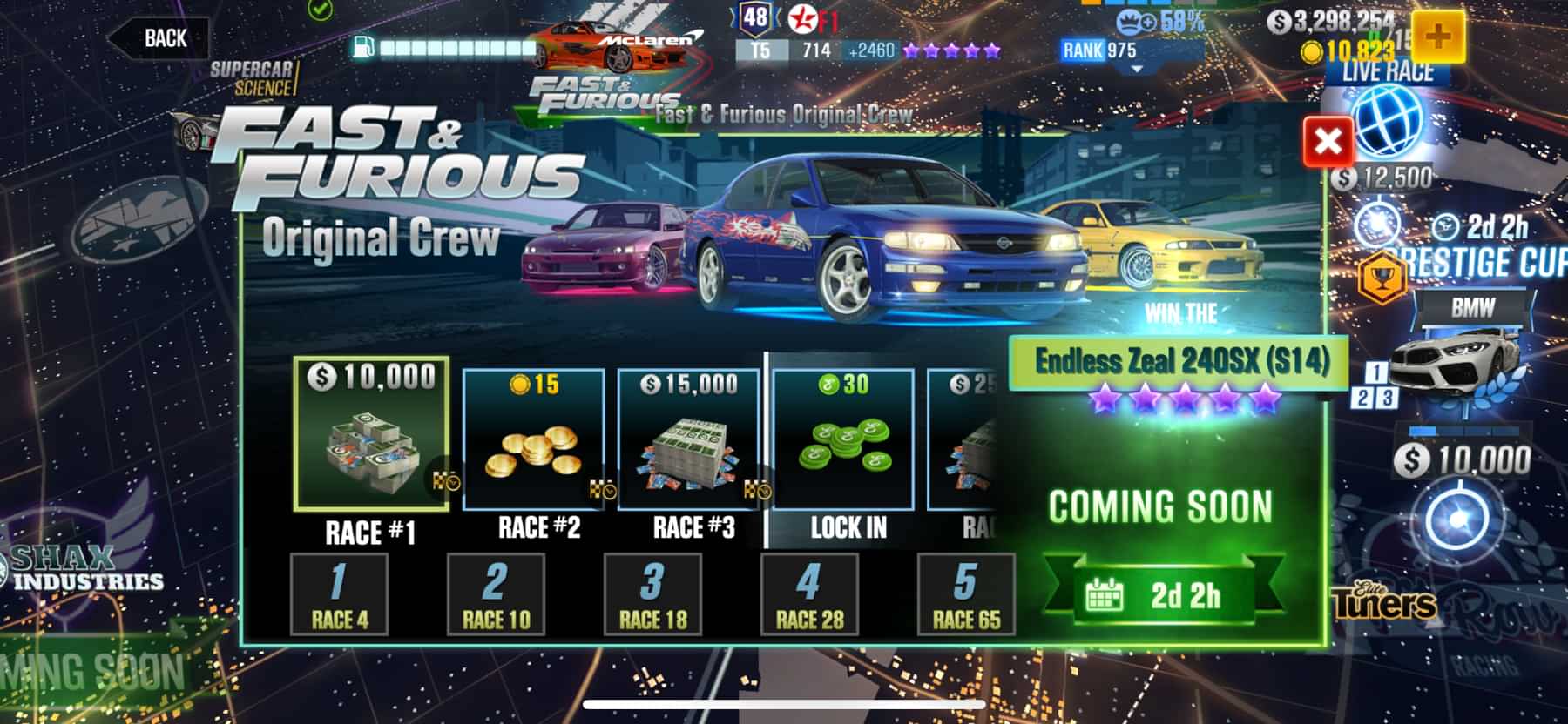 Fast & Furious Original Crew CSR2