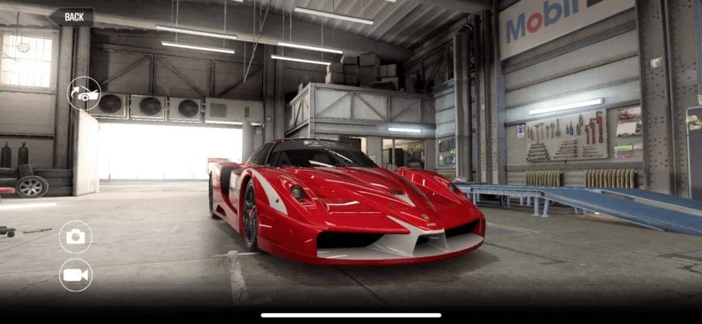 Ferrari FXX Evoluzione CSR2, tune and shift pattern