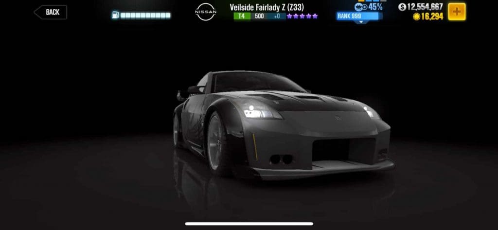 Veilside Nissan Fairlady Z Z33 (FnF) CSR2, best tune and shift pattern 2 Veilside Nissan Fairlady Z Z33 CSR2