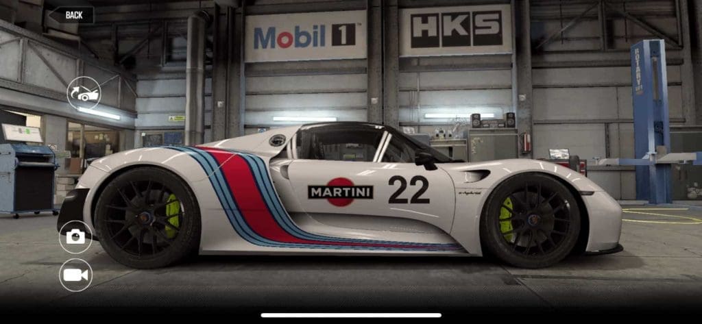 Porsche 918 Spyder Martini Racing CSR2, best tune and shift pattern 3 Porsche 918 Spyder Martini Racing CSR2