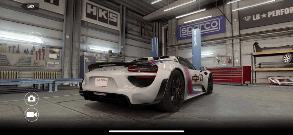 Porsche 918 Spyder Martini Racing CSR2, best tune and shift pattern 2 Porsche 918 Spyder Martini Racing CSR2