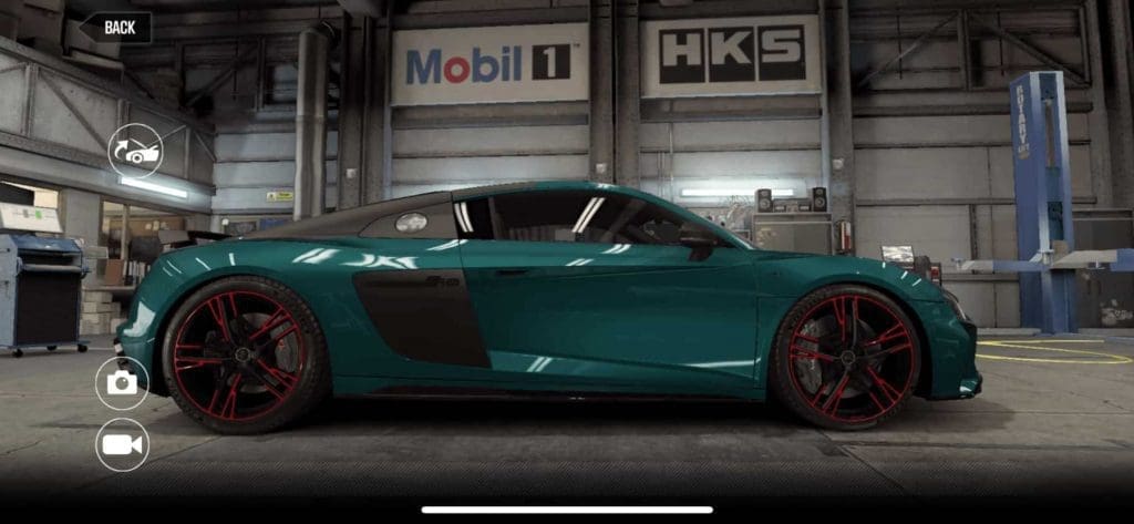 Audi R8 Green Hell CSR2, tune and shift pattern 3 Audi R8 Green Hell CSR2